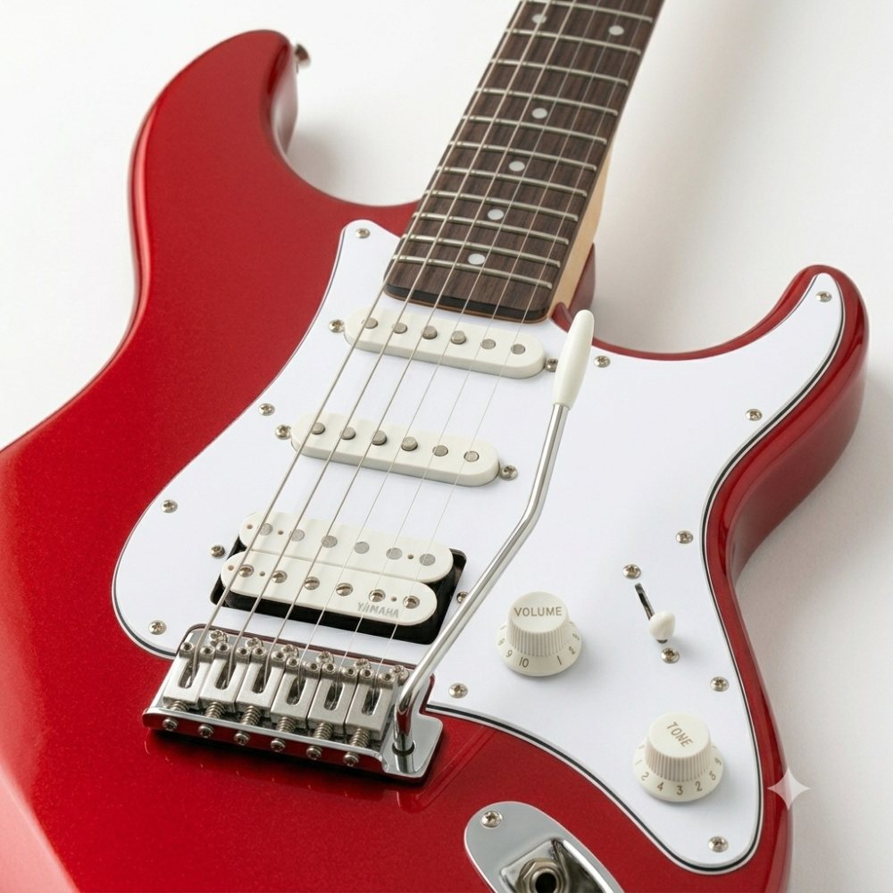 گیتار الکتریک یاماها مدل Pacifica 012 red metallic