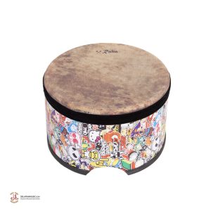 طبلک چوبی رها چوبی ( طرح دار) با مضراب